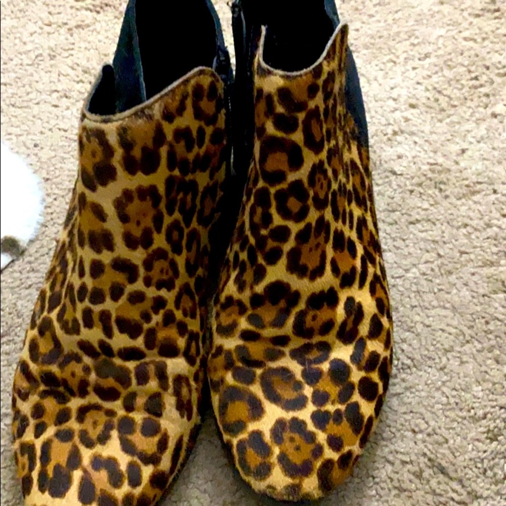 leopard Booties